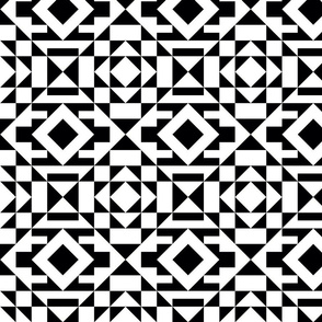 Kilim Bold Black and White