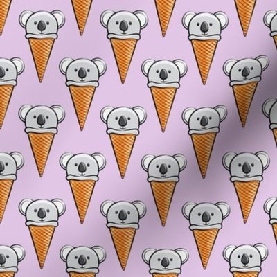 koala icecream cones - purple 