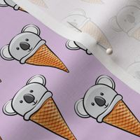 koala icecream cones - purple 