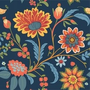 Birthe 1 - Floral Pattern