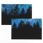 Starry night sky over the forest - 2 yards high!