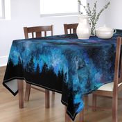 Starry night sky over the forest - 2 yards high!