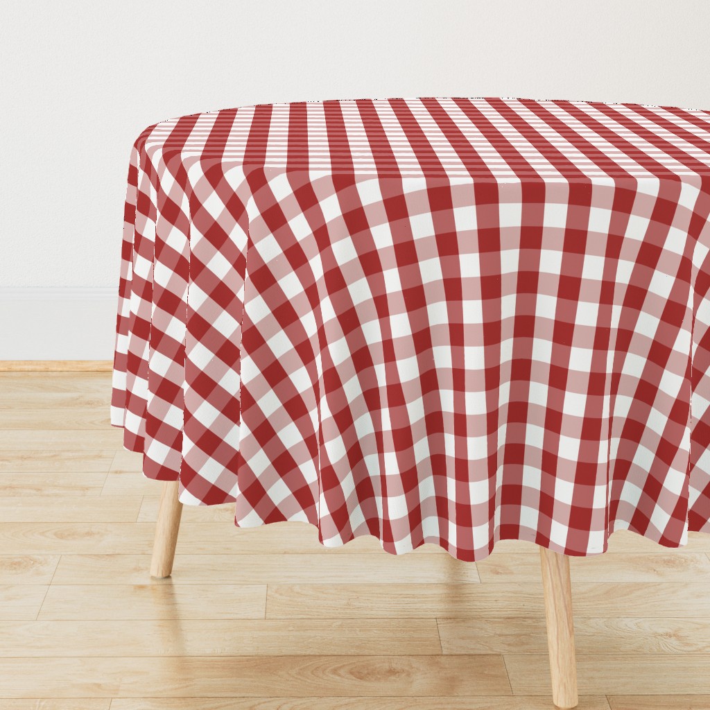 Aurora Red Gingham Check