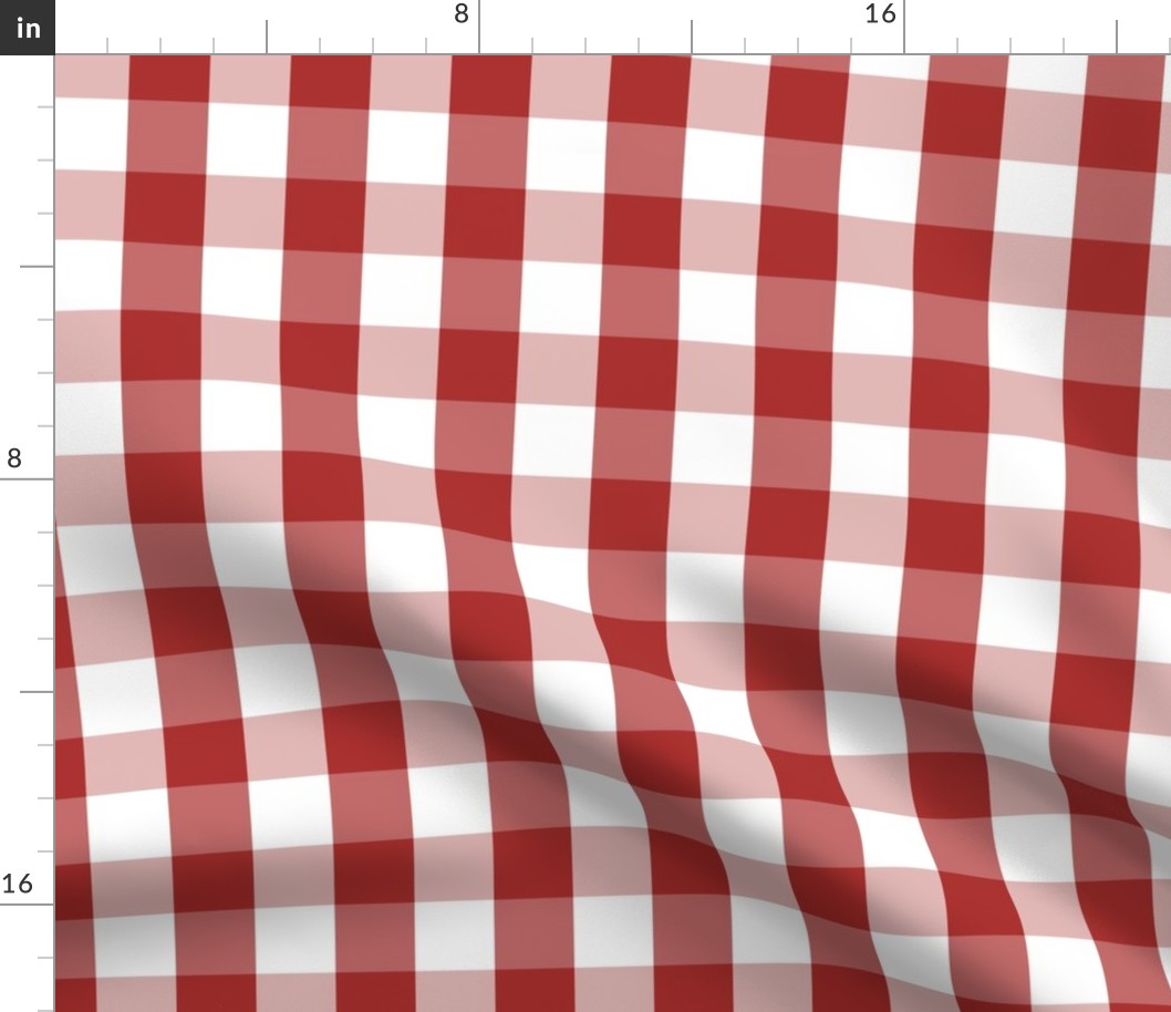 Aurora Red Gingham Check