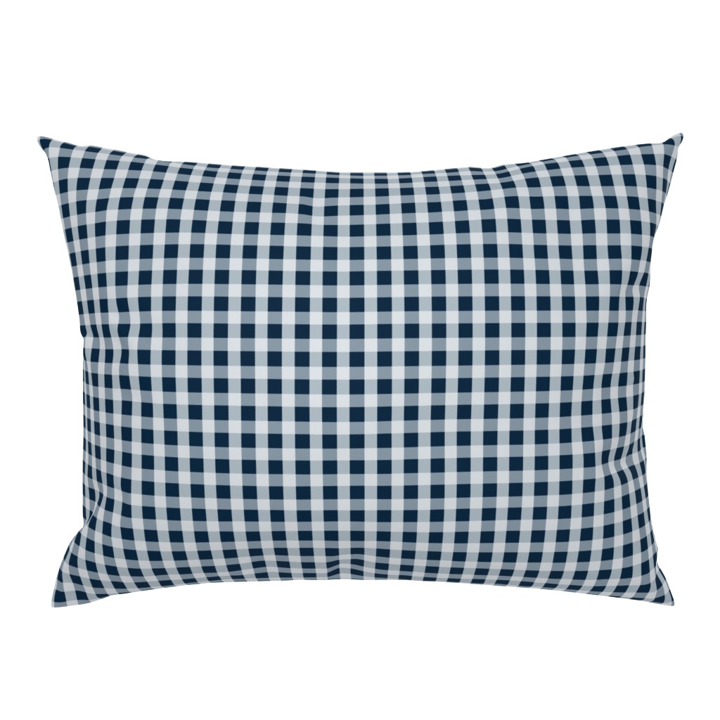 Midnight Blue Gingham Check