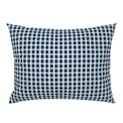 Midnight Blue Gingham Check