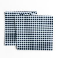 Midnight Blue Gingham Check