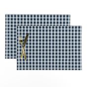 Midnight Blue Gingham Check