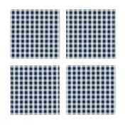 Midnight Blue Gingham Check