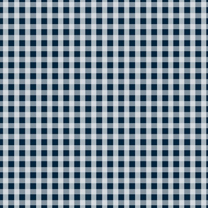 Midnight Blue Gingham Check