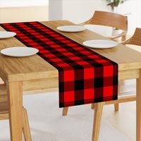 Classic Red and Black Buffalo Check Plaid Tartan