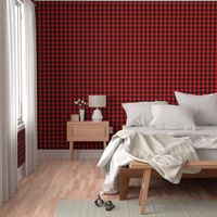 Classic Red and Black Buffalo Check Plaid Tartan