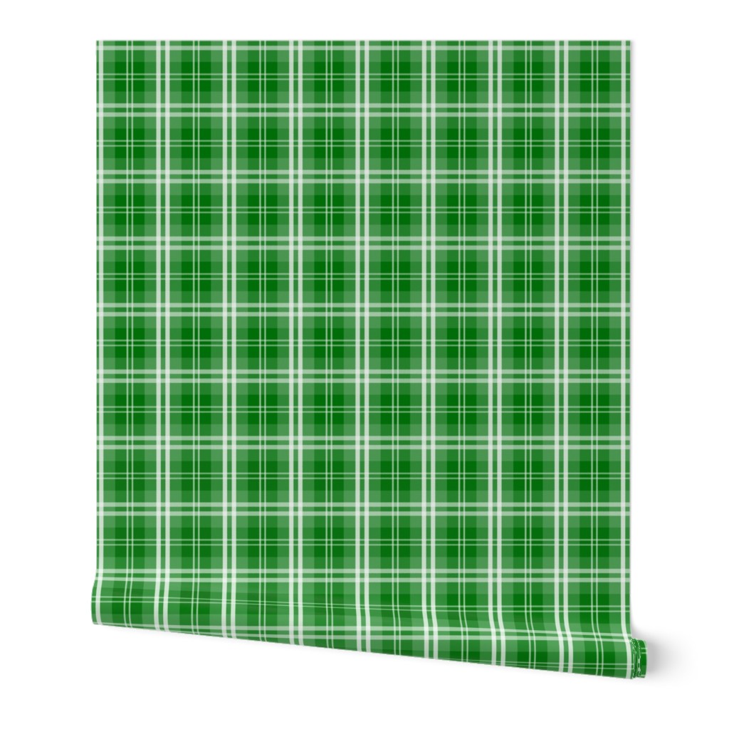 Christmas Green Tartan Plaid Check