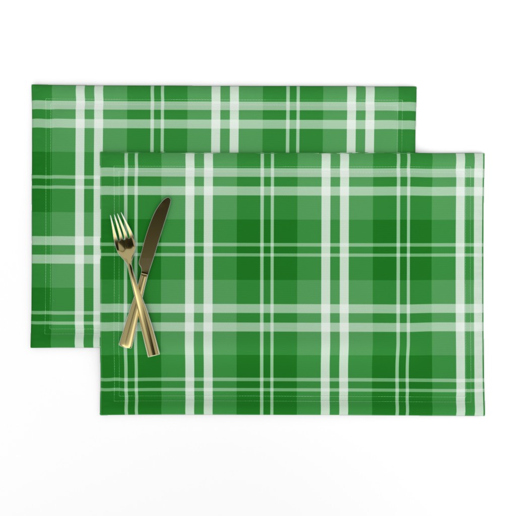 Christmas Green Tartan Plaid Check