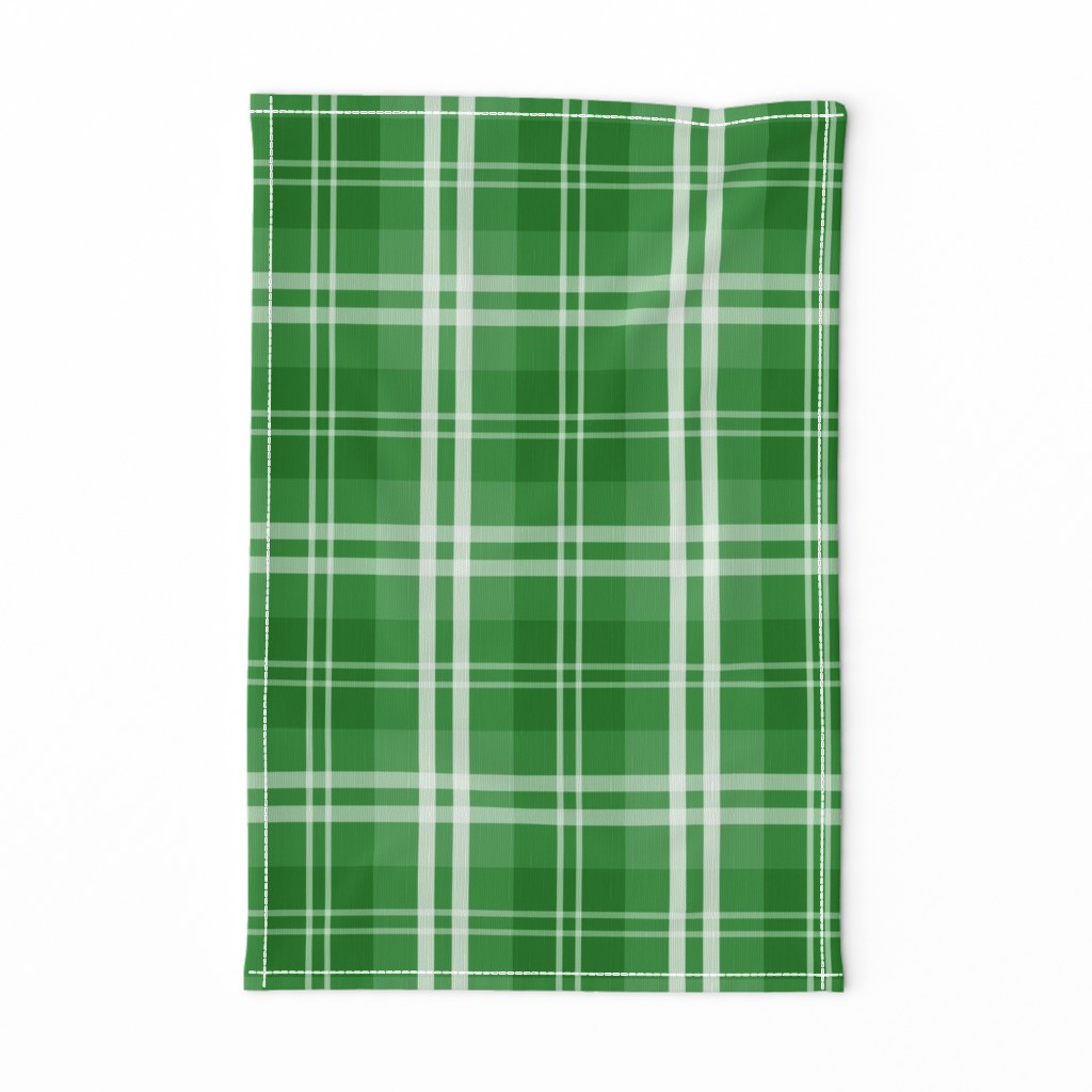 Christmas Green Tartan Plaid Check