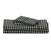 Desert Sage Grey Green and Black Houndstooth Check