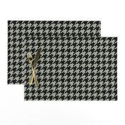 Desert Sage Grey Green and Black Houndstooth Check