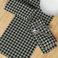 Desert Sage Grey Green and Black Houndstooth Check