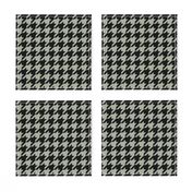 Desert Sage Grey Green and Black Houndstooth Check