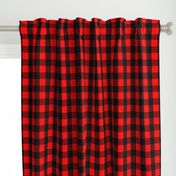 Mini Red and Black Buffalo Check Plaid Tartan