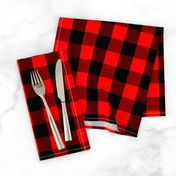 Mini Red and Black Buffalo Check Plaid Tartan