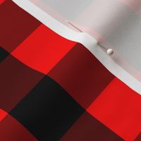 Mini Red and Black Buffalo Check Plaid Tartan