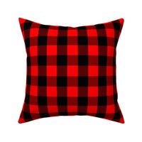 Mini Red and Black Buffalo Check Plaid Tartan