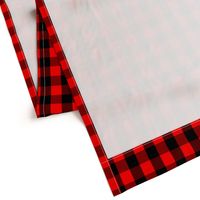 Mini Red and Black Buffalo Check Plaid Tartan