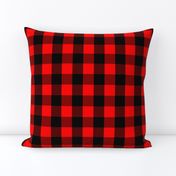 Mini Red and Black Buffalo Check Plaid Tartan