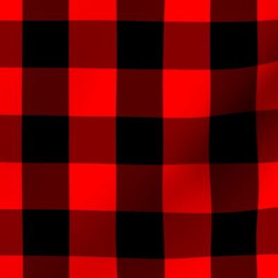 Mini Red and Black Buffalo Check Plaid Tartan