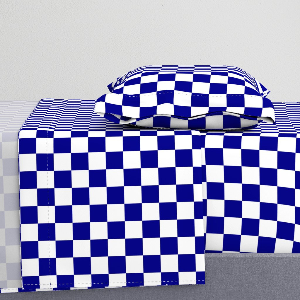 Large Australian Flag Blue and White Check Checkerboard