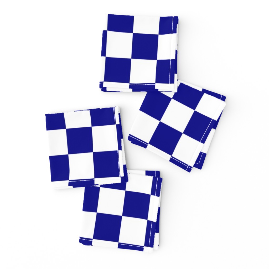 Large Australian Flag Blue and White Check Checkerboard