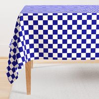 Large Australian Flag Blue and White Check Checkerboard