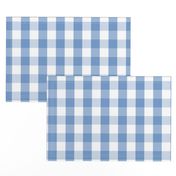 Classic Pale Blue Pastel Gingham Check