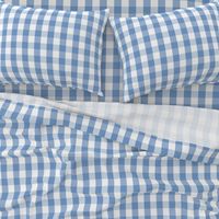 Classic Pale Blue Pastel Gingham Check