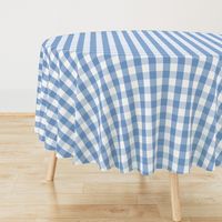 Classic Pale Blue Pastel Gingham Check