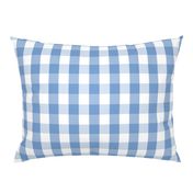 Classic Pale Blue Pastel Gingham Check