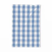 Classic Pale Blue Pastel Gingham Check