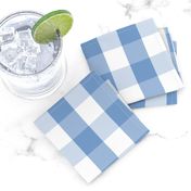 Classic Pale Blue Pastel Gingham Check