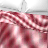 USA Flag Red and White Gingham Checked