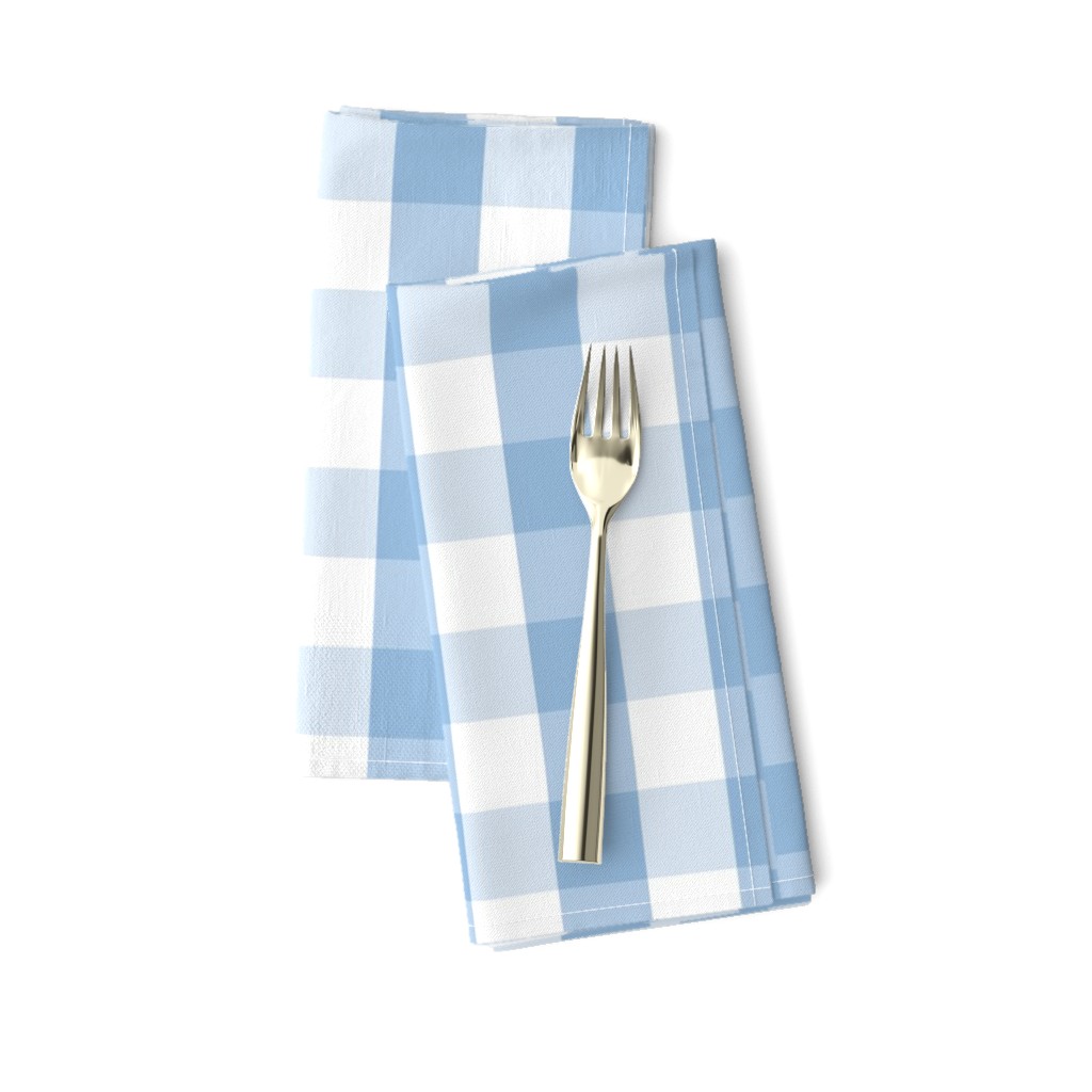 Airy Blue Gingham Check