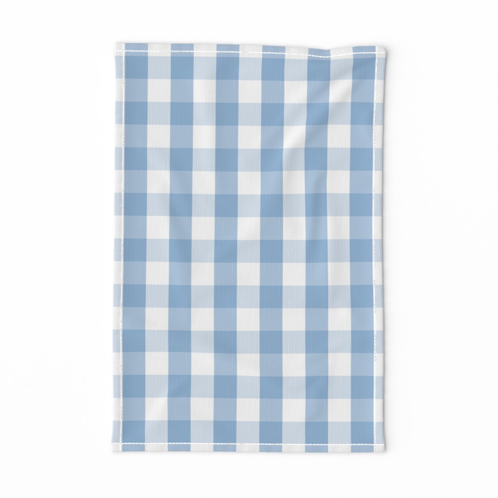 Airy Blue Gingham Check