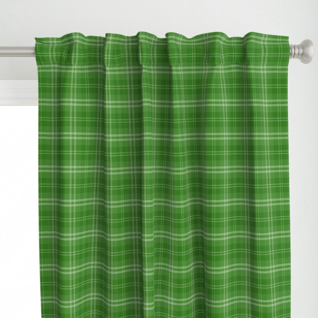 Irish Shamrock Green Tartan Check Check Pattern