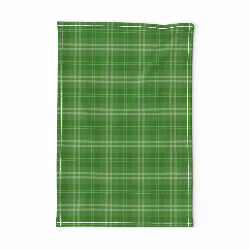 Irish Shamrock Green Tartan Check Check Pattern