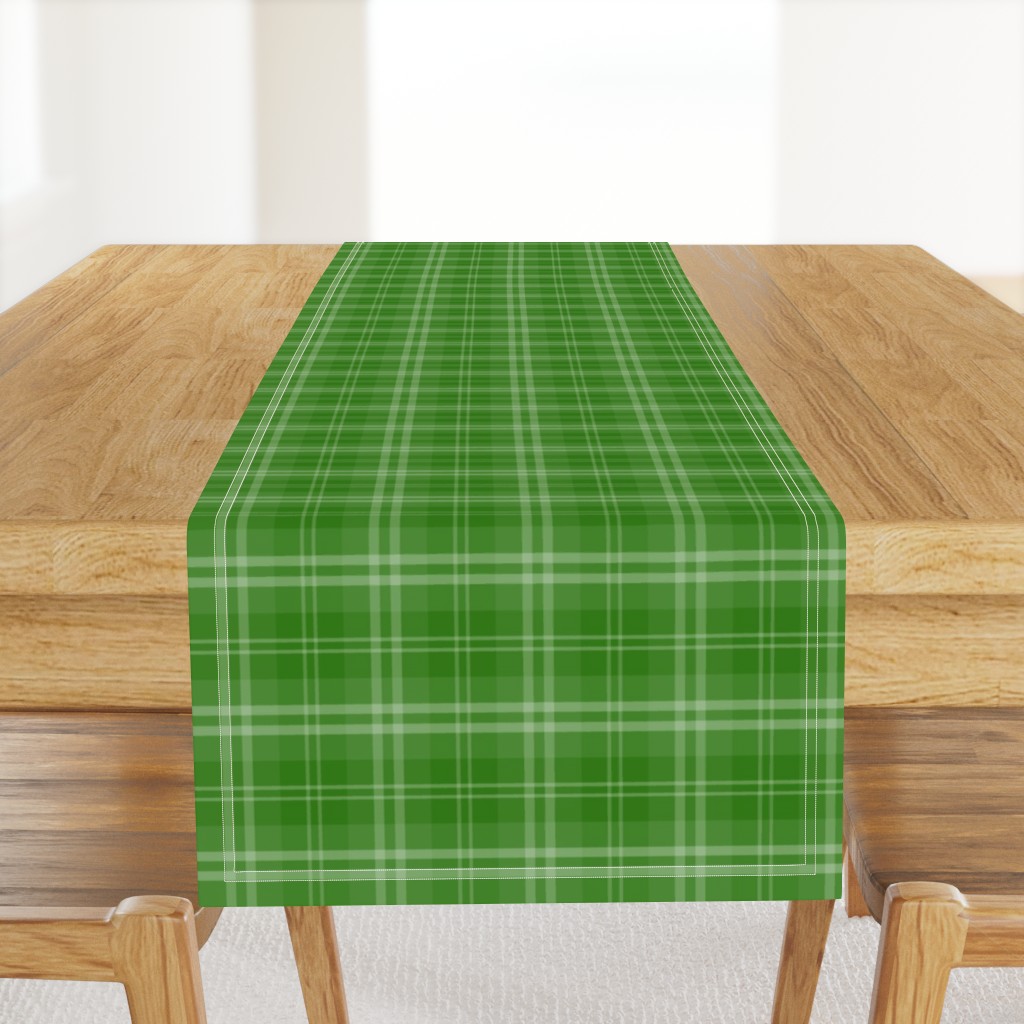 Irish Shamrock Green Tartan Check Check Pattern