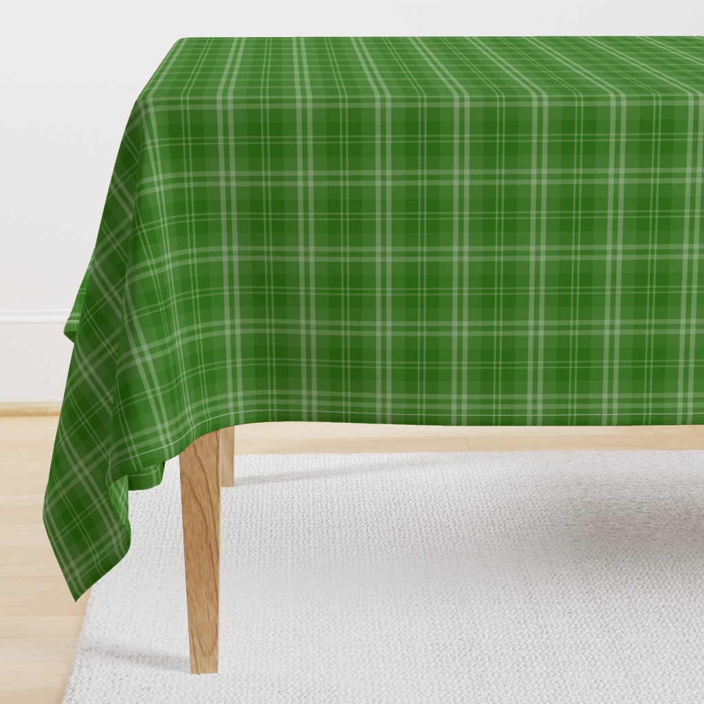 Irish Shamrock Green Tartan Check Check Pattern