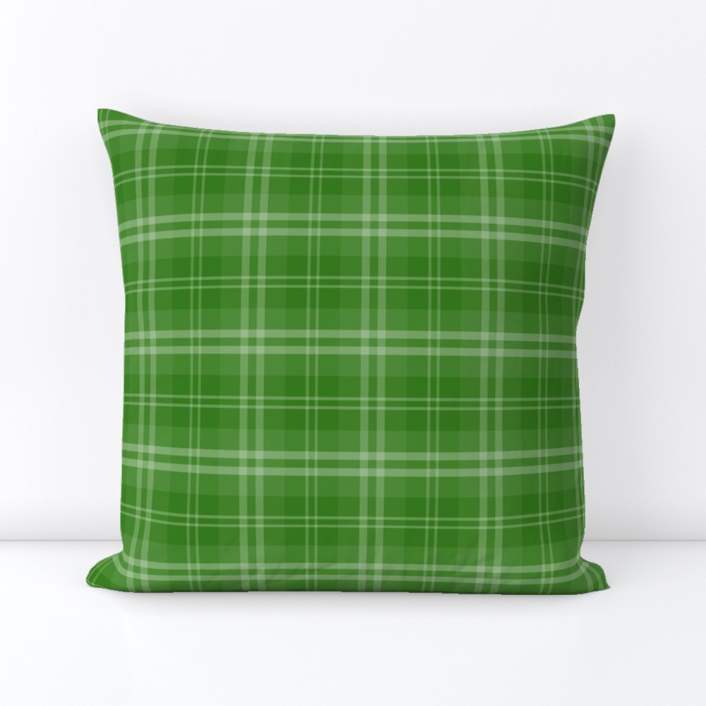 Irish Shamrock Green Tartan Check Check Pattern