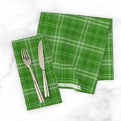 Irish Shamrock Green Tartan Check Check Pattern