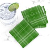 Irish Shamrock Green Tartan Check Check Pattern