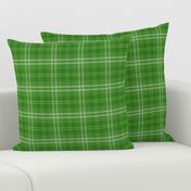 Irish Shamrock Green Tartan Check Check Pattern